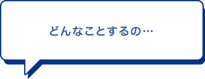 どんなことするの…